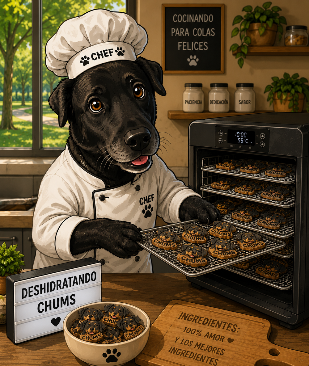 Ilustración de la mascota de Grupo Chums